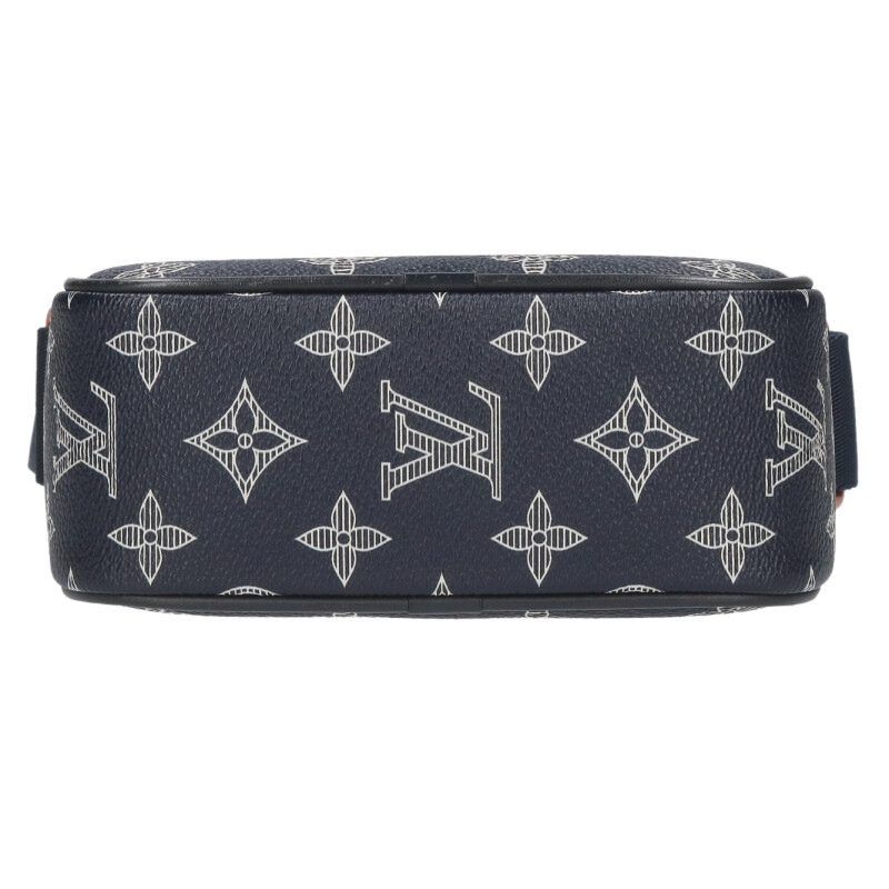 Louis Vuitton M43678 Danube PM Monogram Ink Upside Down Shoulder Bag Men PM