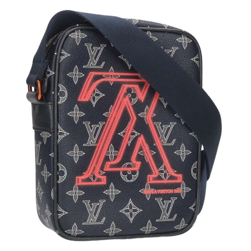 Louis Vuitton M43678 Danube PM Monogram Ink Upside Down Shoulder Bag Men PM