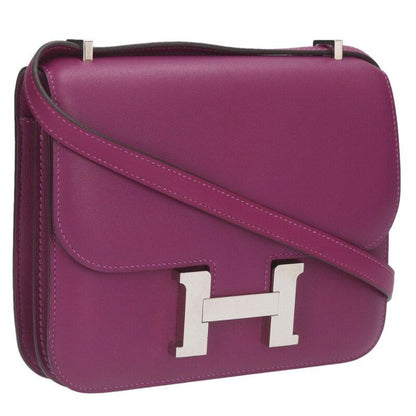 Hermes Constance Mini Y Engraved Svhardware Shoulder Bag Men 18