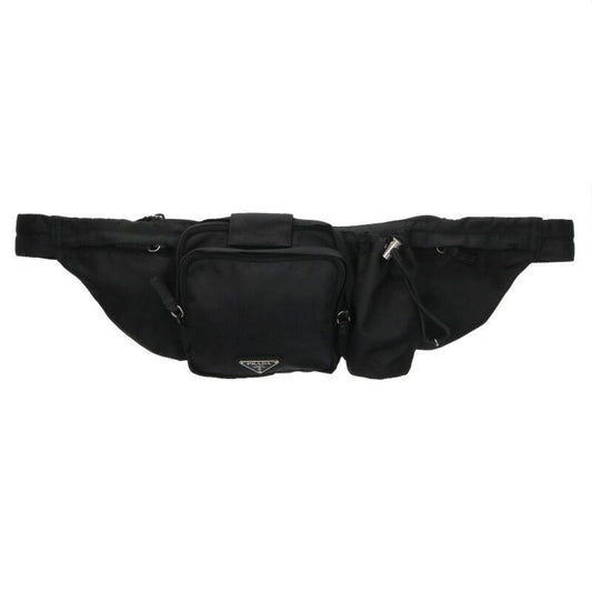 Prada 2vl056 Triangle Plate Re-nylon Waist Bag Men's