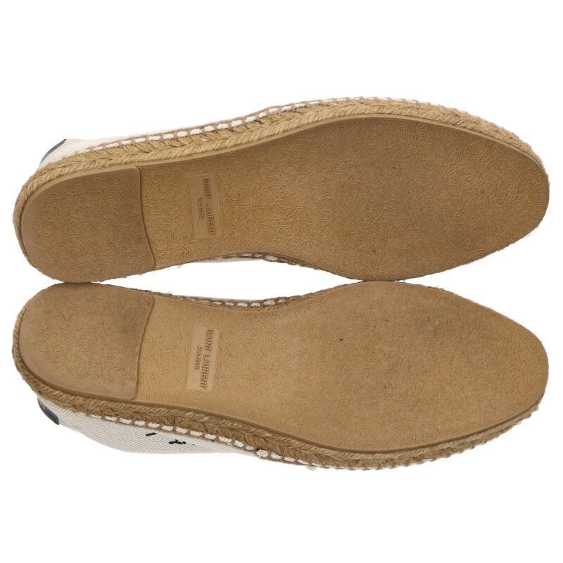 Saint Laurent Paris 605951 Logo Embroidered Espadrilles Men's 41