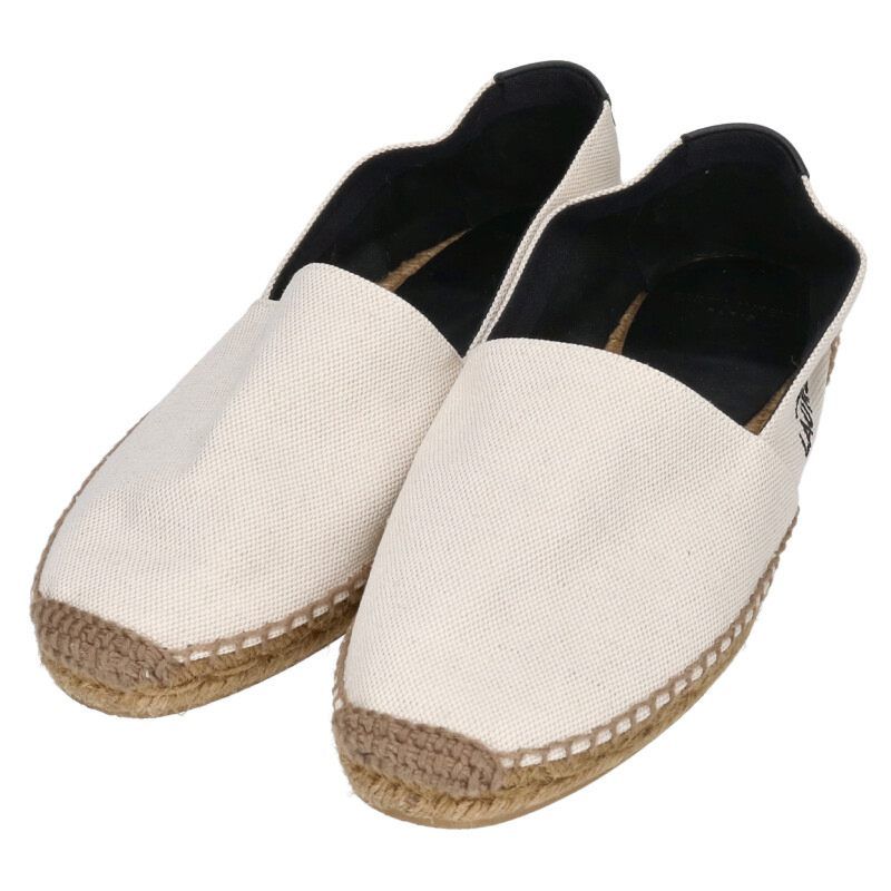 Saint Laurent Paris 605951 Logo Embroidered Espadrilles Men's 41