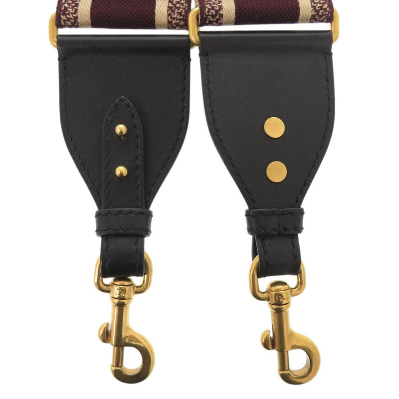 Christian Dior Shoulder Strap Canvas Bordeaux Red 0295 Christian Dior