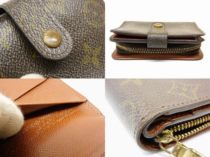 Vuitton Wallet - M61667 Mi0052 Monogram Compact Zip Wallet Louis Vuitton □7J