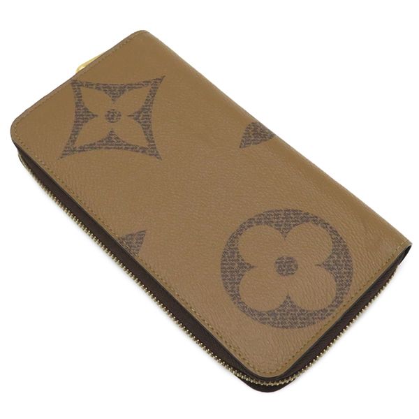 Louis Vuitton Long Wallet Zippy Wallet Monogram Canvas Monogram Giant Reverse