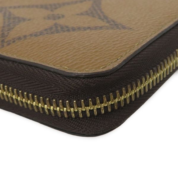 Louis Vuitton Long Wallet Zippy Wallet Monogram Canvas Monogram Giant Reverse