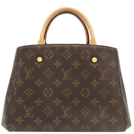 Louis Vuitton 2way Bag Montaigne BB Monogram Canvas Monogram Gold Hardware