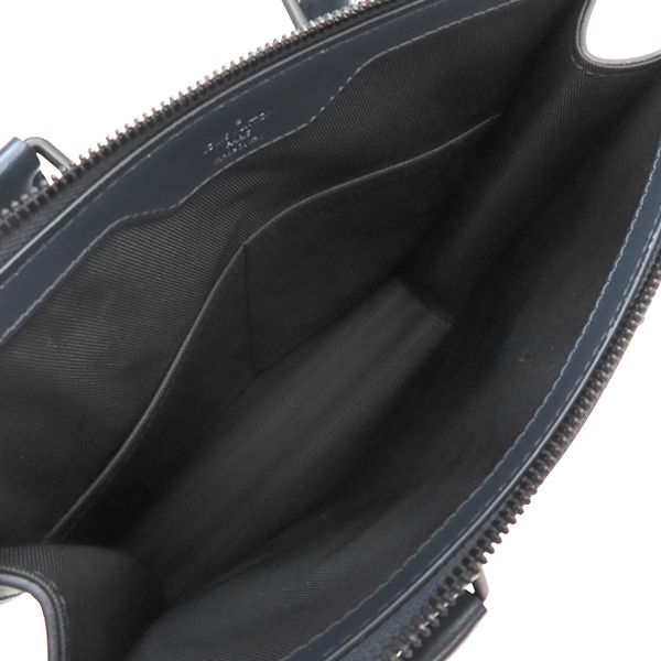 Louis Vuitton 2way Bag Sac Plastic Cross Leather Damierash Blue Gradient Black