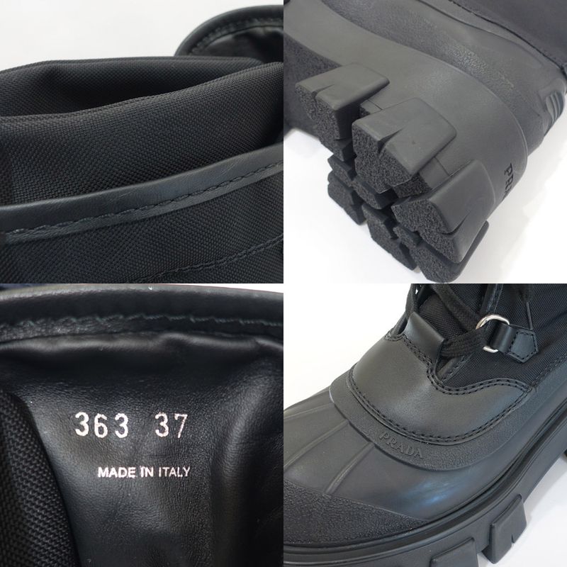 Prada Monolith Boots 1u363m 37 Notation JP Approx 23.5-24cm (9.45in)