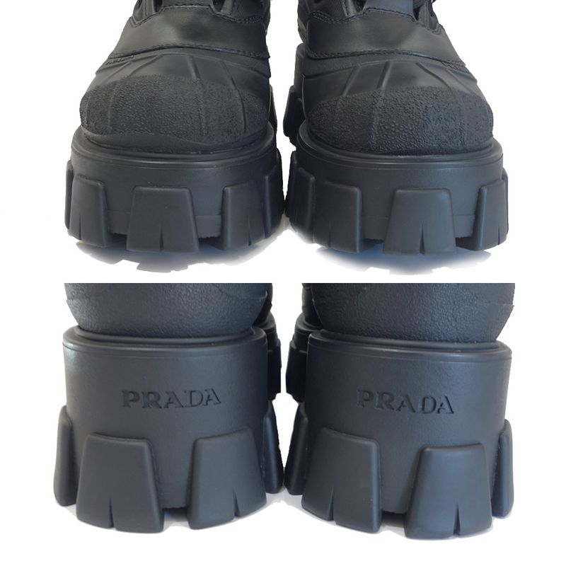 Prada Monolith Boots 1u363m 37 Notation JP Approx 23.5-24cm (9.45in)