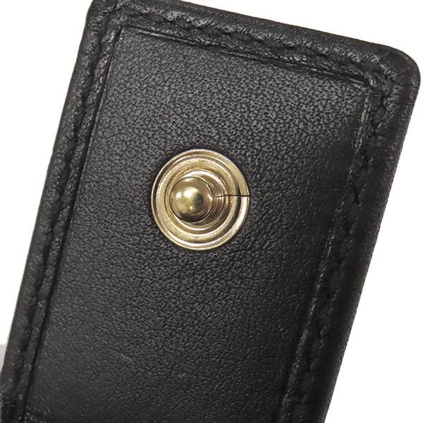 Gucci Long Wallet Diamante Fabric Leather Wool Black and Brown Gold Hardware