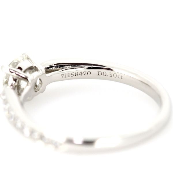 Tiffany & Co Harmony 050ct H-vvs1-3ex Diamond Ring Pt950