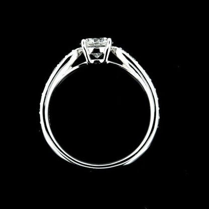 Tiffany & Co Harmony 050ct H-vvs1-3ex Diamond Ring Pt950