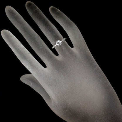 Tiffany & Co Harmony 050ct H-vvs1-3ex Diamond Ring Pt950