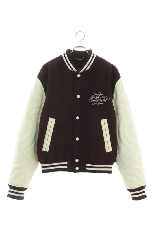 Louis Vuitton 25SS Rm251mm (9.88in) BQV Hsl12e Varsity Jacket With Sleeve
