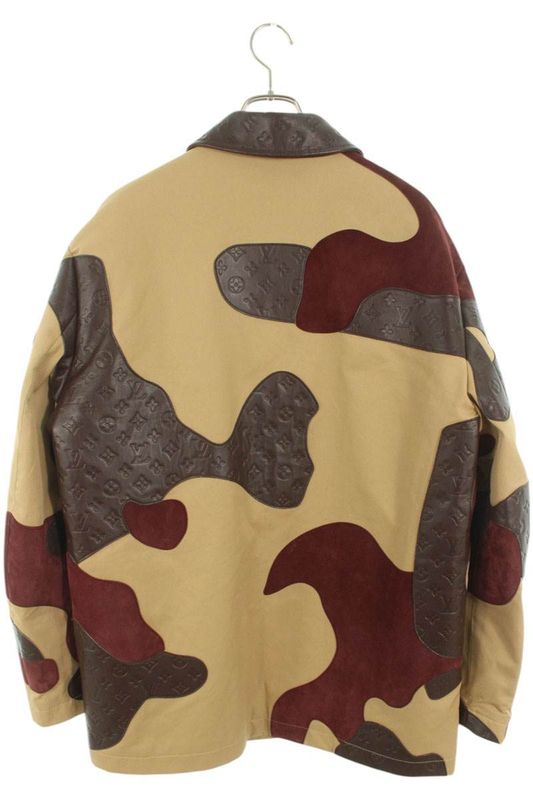 Louis Vuitton 23AW Rm232 ZA0 Hpl87e Monogram Patchwork Cles Zar Blouson Men 52