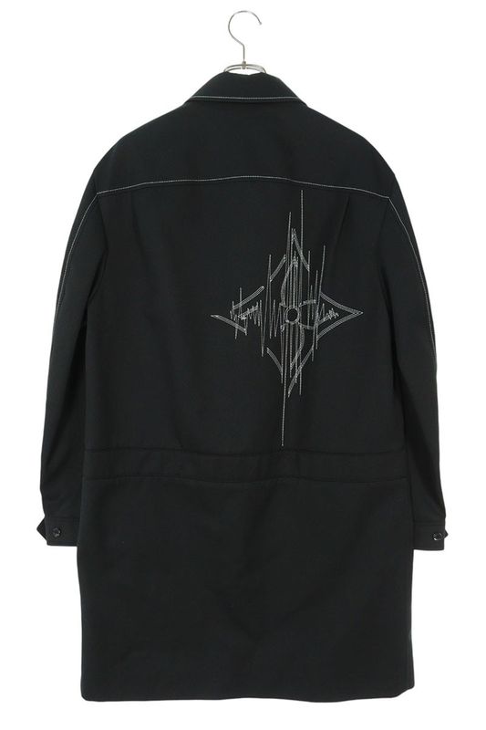 Louis Vuitton 23SS Rm2319 RM6 Hoc02e LV Embroidered Zip Coat Men 44