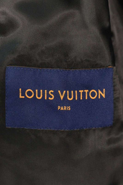 Louis Vuitton 23SS Rm2319 RM6 Hoc02e LV Embroidered Zip Coat Men 44