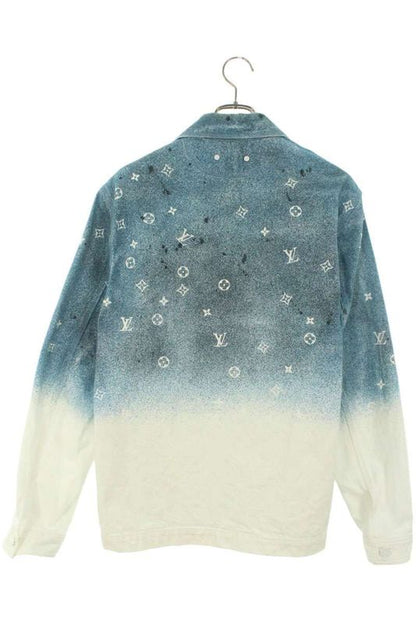 Louis Vuitton 20SS Rm201m QYZ His09w Monogram Gradient Long Sleeve Shirt Men's M