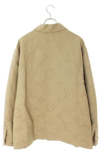 Louis Vuitton 25SS Rm251m SYW Hsb83w Monogram Embroidered Overshirt Blouson