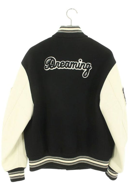 Louis Vuitton 19AW Hhl07ejnu Front Patch Sleeve Leather Jacket Men's 48