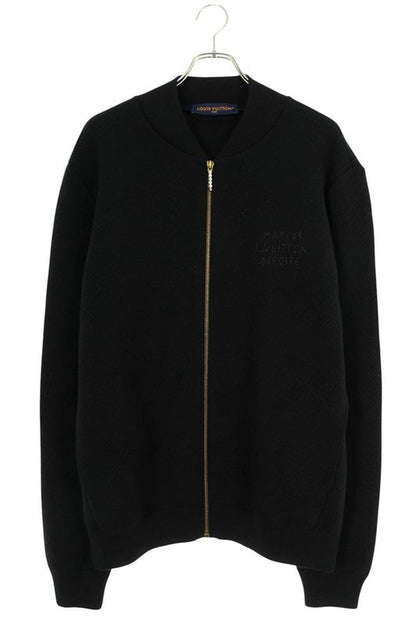 Louis Vuitton 25SS Rm251mm (9.88in) PWU Hsn20w Textured Knit Wool Blend Blouson