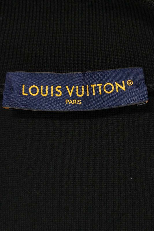 Louis Vuitton 25SS Rm251mm (9.88in) PWU Hsn20w Textured Knit Wool Blend Blouson