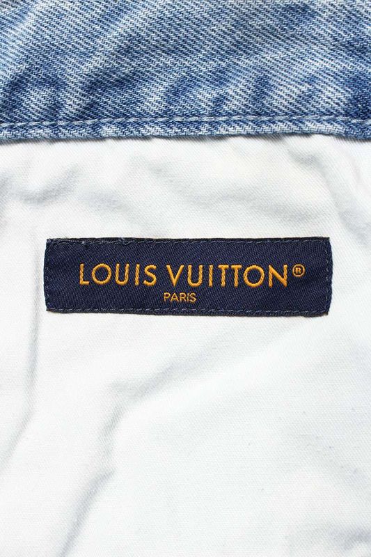 Louis Vuitton 25SS Rm251mm (9.88in) PNB Hsd18w Monogram Skate Denim Pants Men's