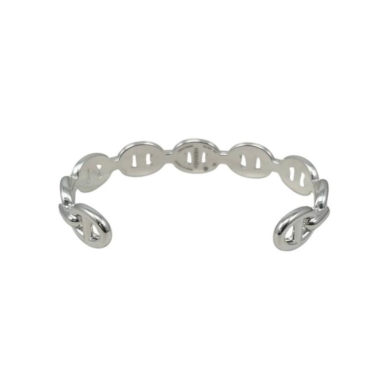Hermes Bracelet Chaine D'ancre Anchene Bangle Sh Size Ag925 Silver Hermes