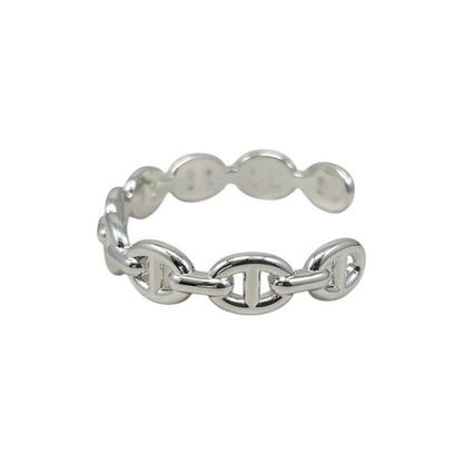 Hermes Bracelet Chaine D'ancre Anchene Bangle Sh Size Ag925 Silver Hermes