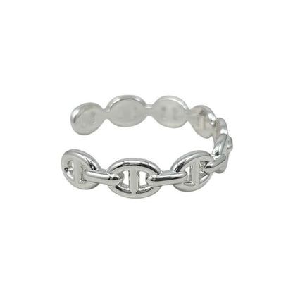 Hermes Bracelet Chaine D'ancre Anchene Bangle Sh Size Ag925 Silver Hermes