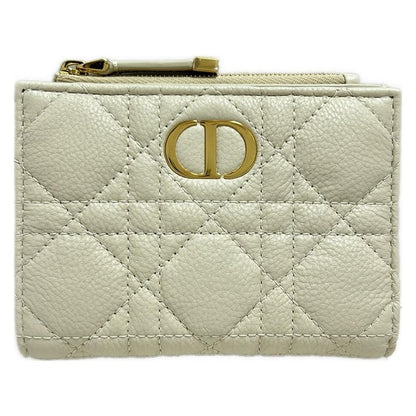 Dior/christian Dior Bifold Wallet Like Dior Caro Dalia S5173uwhc_m49u Ivory