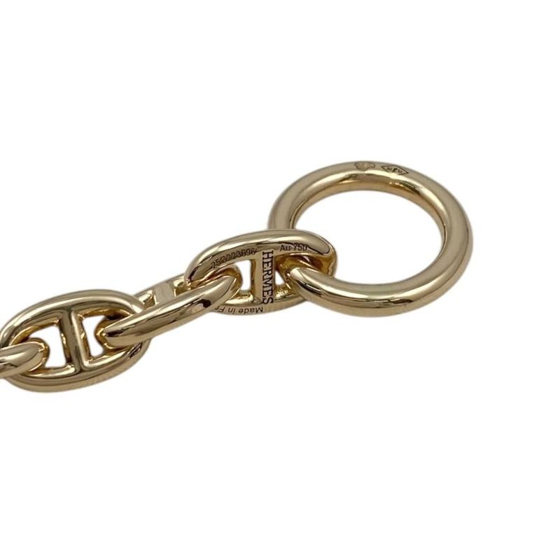 Hermes Bracelet Chaine D'ancre TPM H218836b 00028 28 Frames Au750 Yellow Gold