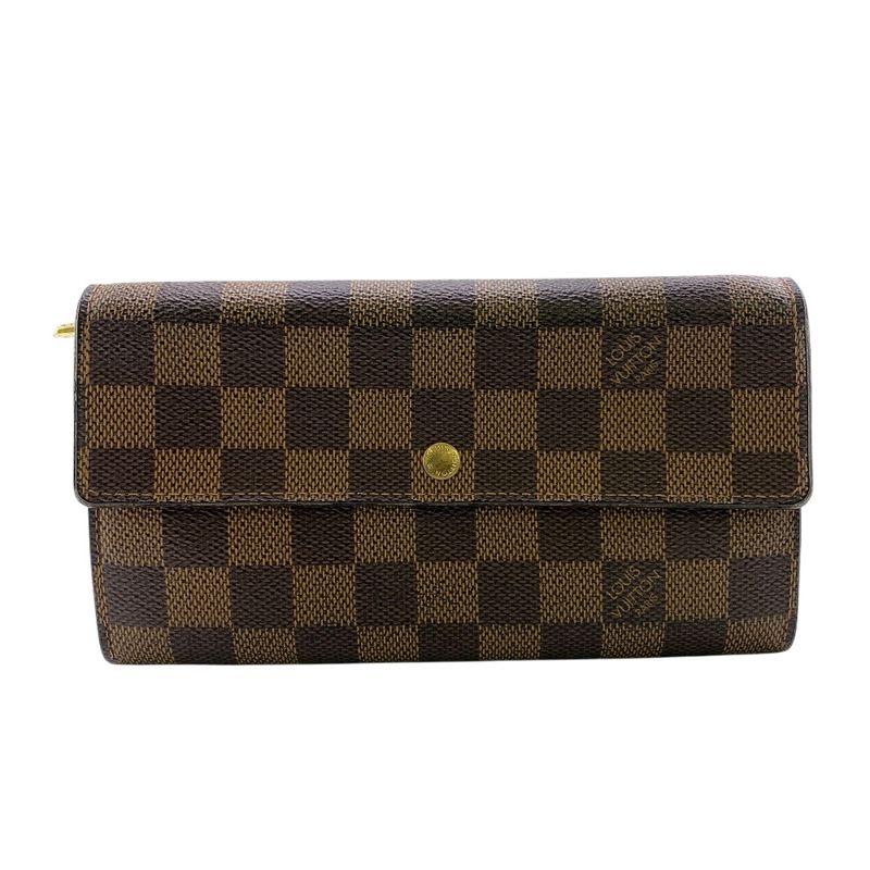 Louis Vuitton N61726 Portefeuille Sarah Damier Long Wallet Brand Card Holder
