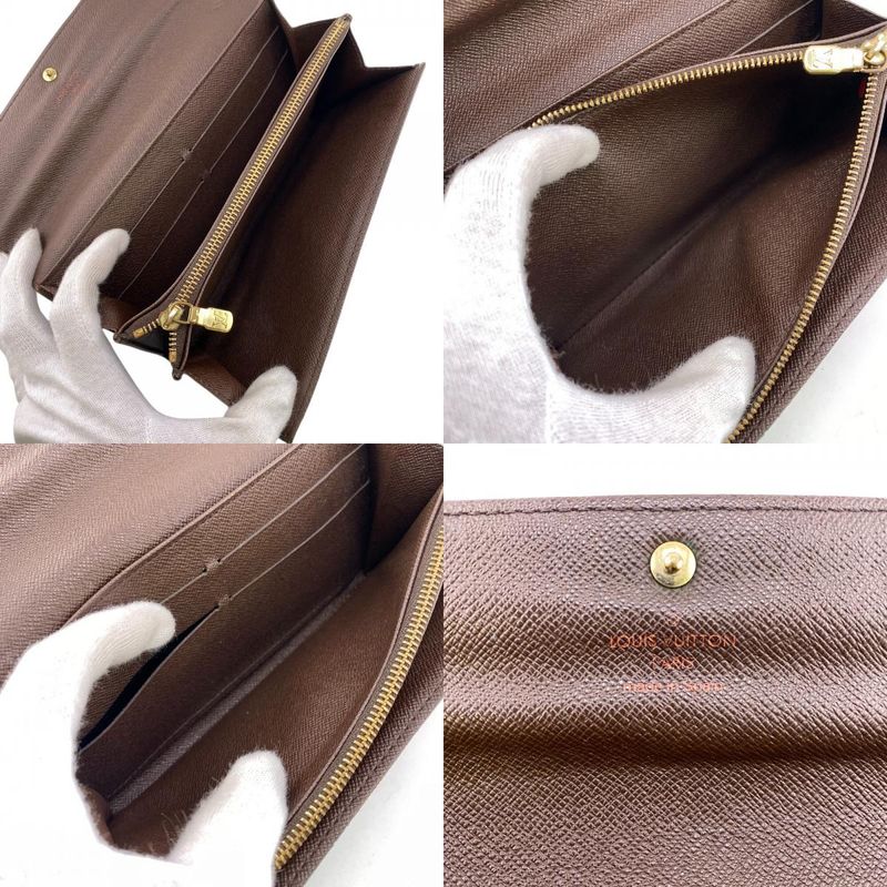 Louis Vuitton N61726 Portefeuille Sarah Damier Long Wallet Brand Card Holder