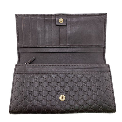 Gucci 449396 Long Wallet Micro Guccissima Long Wallet Branded Card Holder Coin