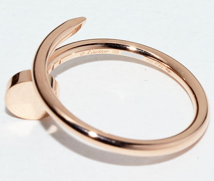 Cartier Ring 18K Pink Gold Juste Un Clou Ring SM Small Model B42258