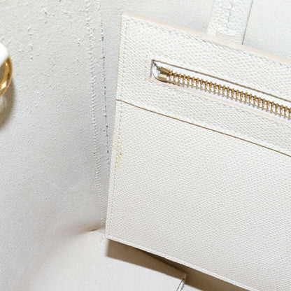 Celine Hand Tote Shoulder Bag Vertical Cabas Small Grained Calfskin Ivory 2WAY