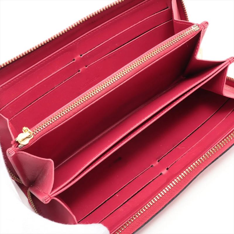 Louis Vuitton Suite Monogram Zippy Wallet M90123 Leather Long Wallet Round