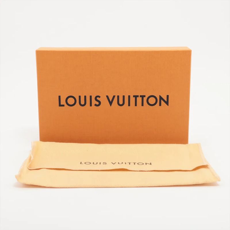 Louis Vuitton Suite Monogram Zippy Wallet M90123 Leather Long Wallet Round