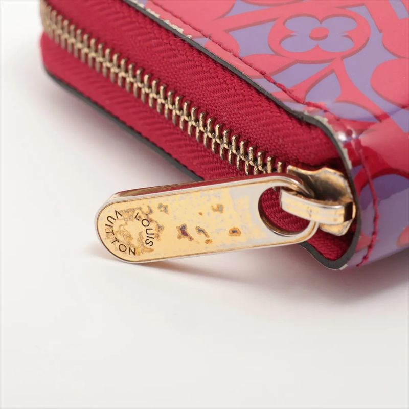 Louis Vuitton Suite Monogram Zippy Wallet M90123 Leather Long Wallet Round