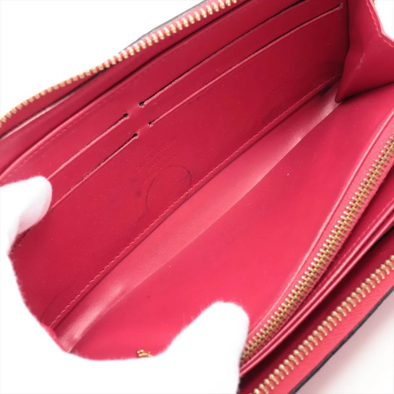 Louis Vuitton Suite Monogram Zippy Wallet M90123 Leather Long Wallet Round