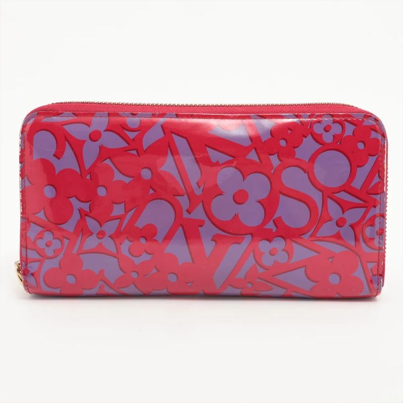 Louis Vuitton Suite Monogram Zippy Wallet M90123 Leather Long Wallet Round