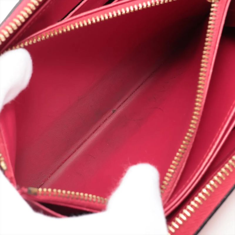 Louis Vuitton Suite Monogram Zippy Wallet M90123 Leather Long Wallet Round