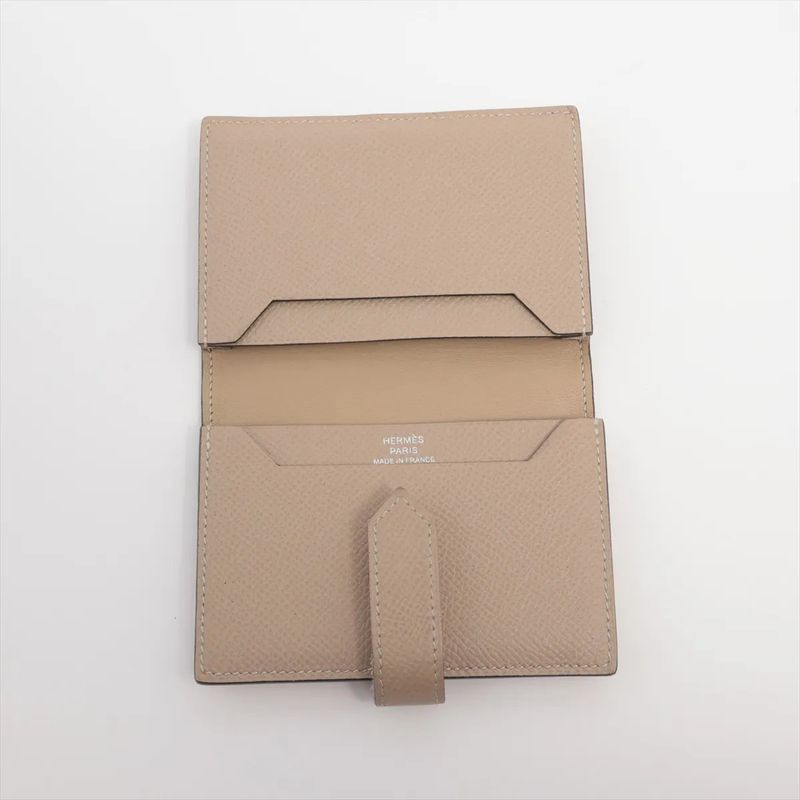 Hermes X Mark Bearn Mini Vaux Epson Leather Card Case Trench Business Card