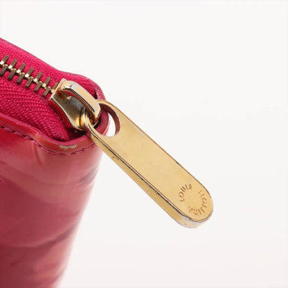 Louis Vuitton Vernis Ikat Flower Zippy Wallet M90019 Leather Long Wallet Round