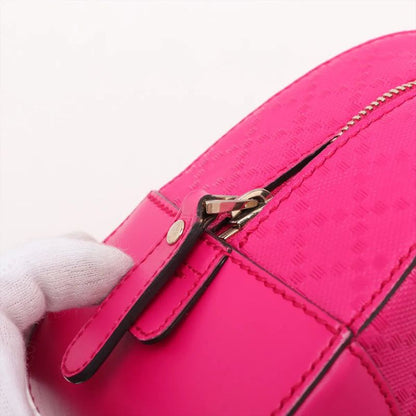 Gucci Bright Diamante 354224 Leather 2WAY Handbag Crossbody Tote Shoulder Pink