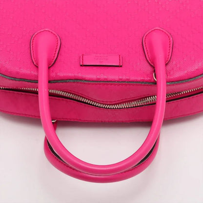 Gucci Bright Diamante 354224 Leather 2WAY Handbag Crossbody Tote Shoulder Pink