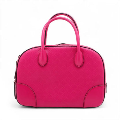 Gucci Bright Diamante 354224 Leather 2WAY Handbag Crossbody Tote Shoulder Pink