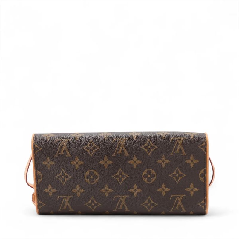 Louis Vuitton Monogram Pochette Twin GM M51852 Leather Shoulder Bag Crossbody
